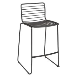 Stern Levi Garten-Barstuhl Edelstahl Anthrazit