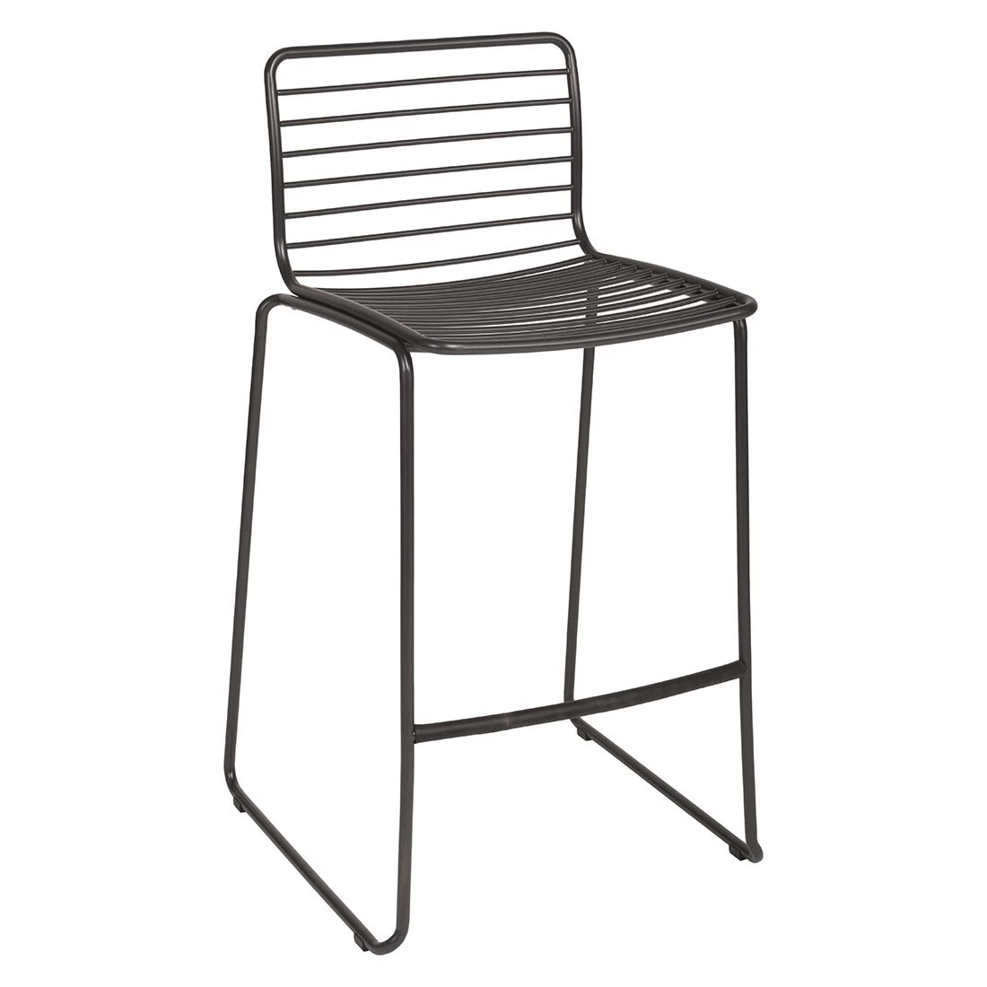 Stern Levi Garten-Barstuhl Edelstahl Anthrazit