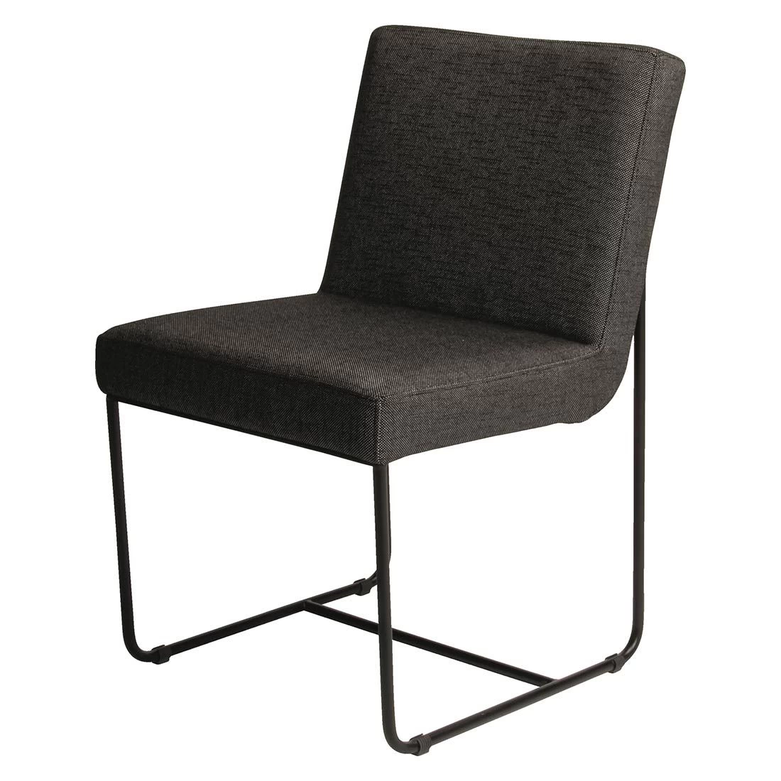 Stern Mia Dining Gartenstuhl Edelstahl/Outdoorstoff Schwarz Matt/Seidenschwarz 3 Stern Mia Dining Gartenstuhl Edelstahl/Outdoorstoff Schwarz Matt/Seidenschwarz – Bild 3