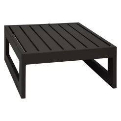 Stern New Holly Beistelltisch/Hocker 72x72cm Aluminium Schwarz Matt