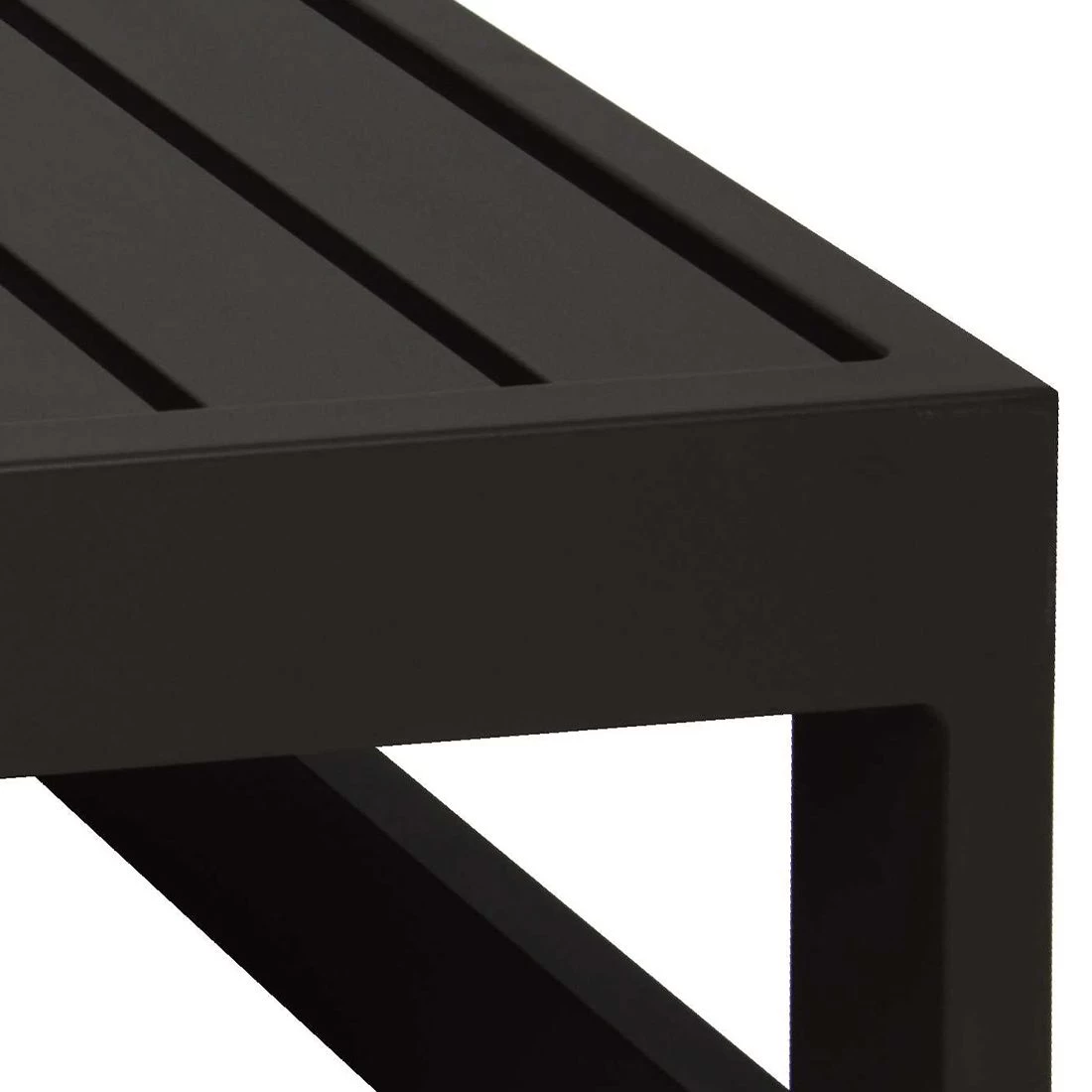 Stern New Holly Beistelltisch/Hocker 72x72cm Aluminium Schwarz Matt 2 Stern New Holly Beistelltisch/Hocker 72x72cm Aluminium Schwarz Matt – Bild 2