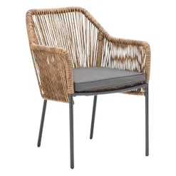 Sungörl Modena Stapelsessel Aluminium/Geflecht Anthrazit/Natur -Gartenmöbel Store sungoerl modena stapelsessel aluminium geflecht 1471792 3