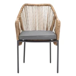 Sungörl Modena Stapelsessel Aluminium/Geflecht Anthrazit/Natur -Gartenmöbel Store sungoerl modena stapelsessel aluminium geflecht 1471792 4