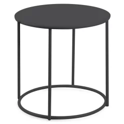 Vermobil Daisy Beistelltisch Ø43 Cm Stahl Schwarz