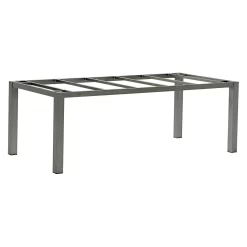 Zebra Alus Gartentisch-Gestell 210x100cm Aluminium Elegance Grey
