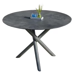 Zebra Mikado Tischplatte Ø110cm HPL Beton 5 Zebra Mikado Tischplatte Ø110cm HPL Beton -Gartenmöbel Store zebra mikado tischplatte durchm 110x1 3cm hpl 1366885 3